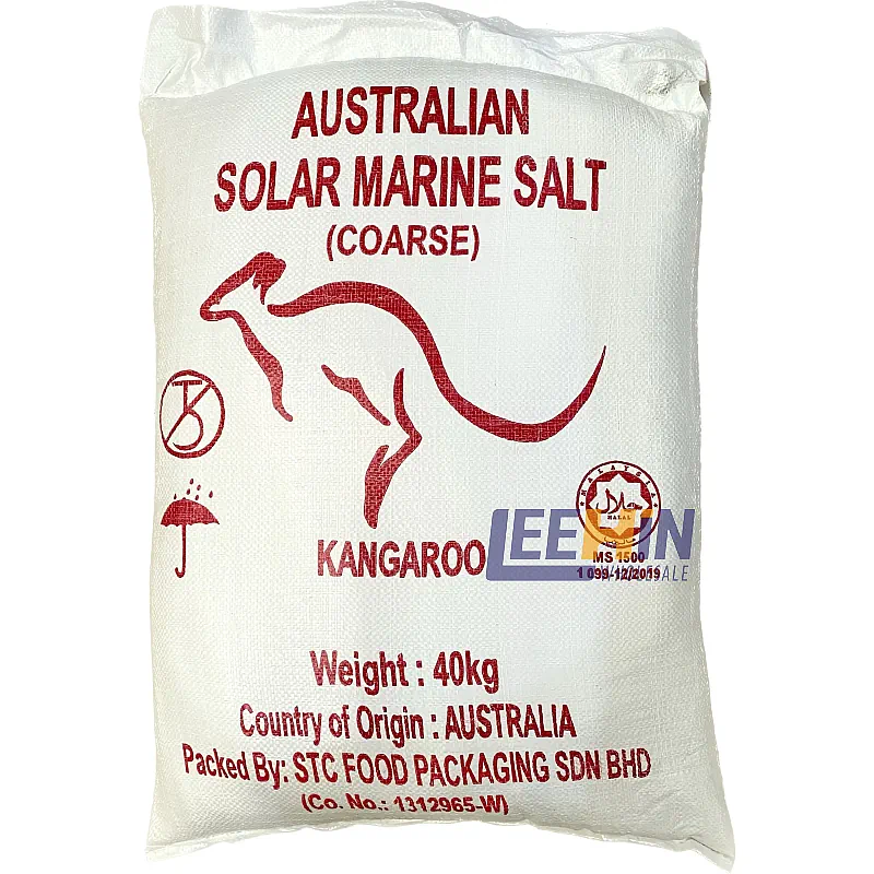 Garam Kasar Australia 40kg (Cap Kangaroo Merah) 粗盐  Coarse Salt