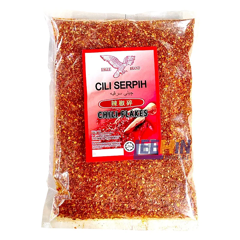 Chili Flake Halus (Cili Flake Merah) Serpih Fine Eagle 500gm 辣椒碎(搅碎的) 