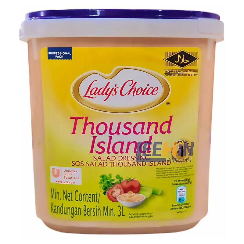 Lady's Choice <Thousand Island> Dressing (Tupperware Oren) 3Lt 千岛酱 