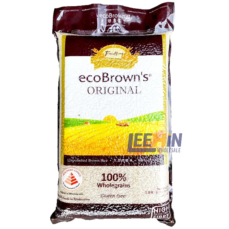 Beras Ecobrown Unpolished (Coklat) 5kg 绿康宝糙米 Brown Rice 
