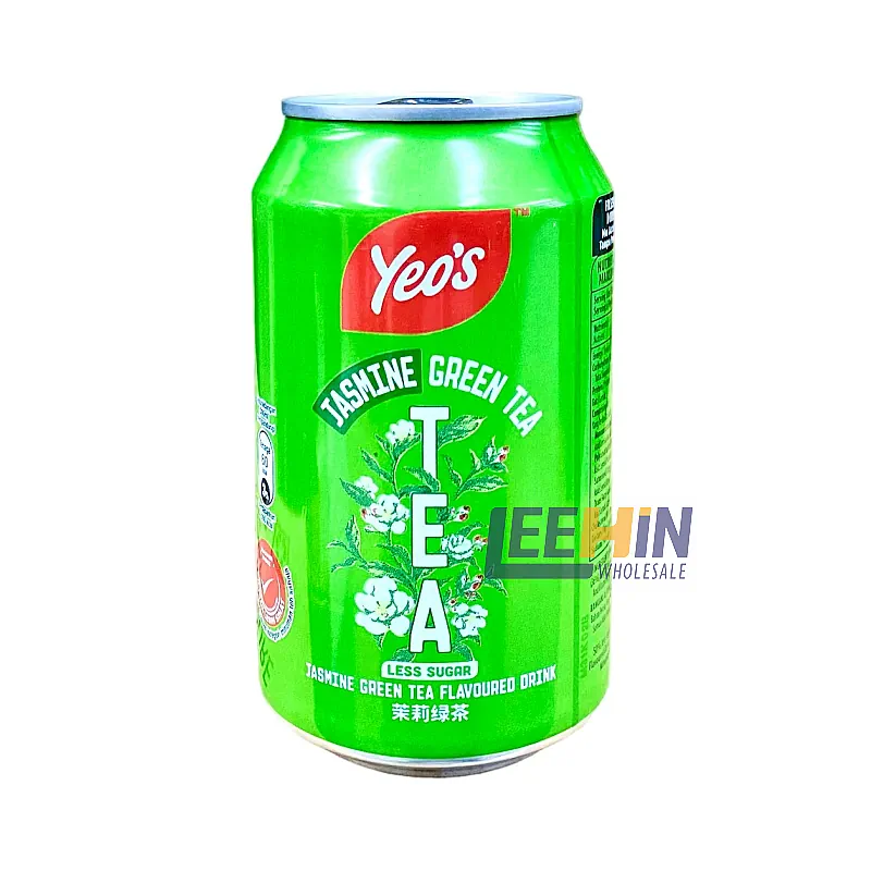 Yeo's Can Drink Jasmine Green Tea (Tin) 300ml 杨协成绿茶（铁罐） x24 