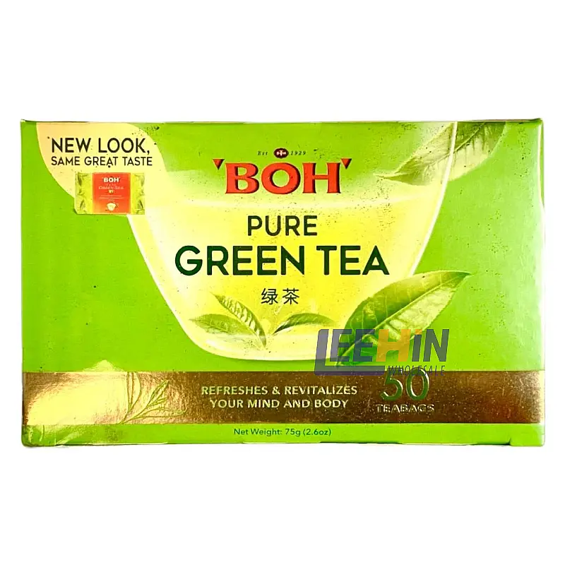 Boh Teh Green Tea Uncang 2g x50sachet (100gm) Boh Tea 