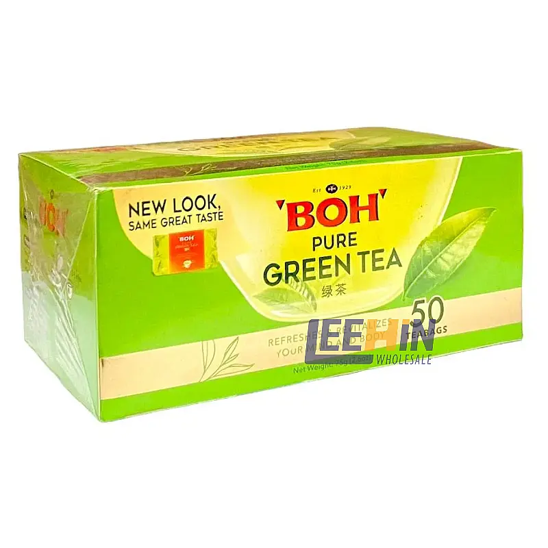 Boh Teh Green Tea Uncang 2g 50sachet (100gm) Boh Tea 