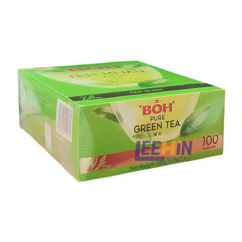 Boh Teh Green Tea Uncang 2g 100sachet (100gm) Boh Tea 