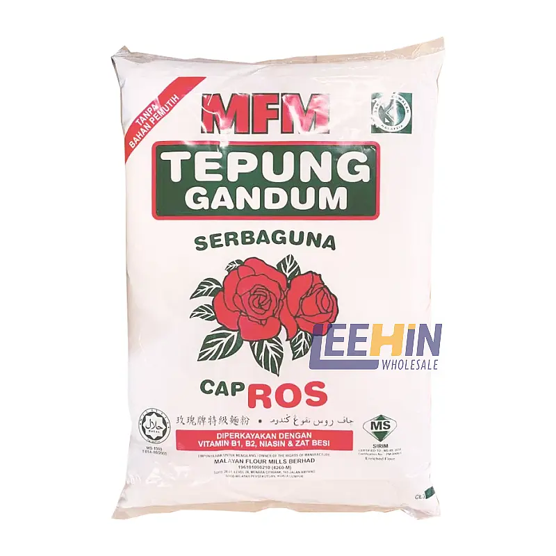 Tepung Gandum Ros 850gm x12 Wheat Flour 