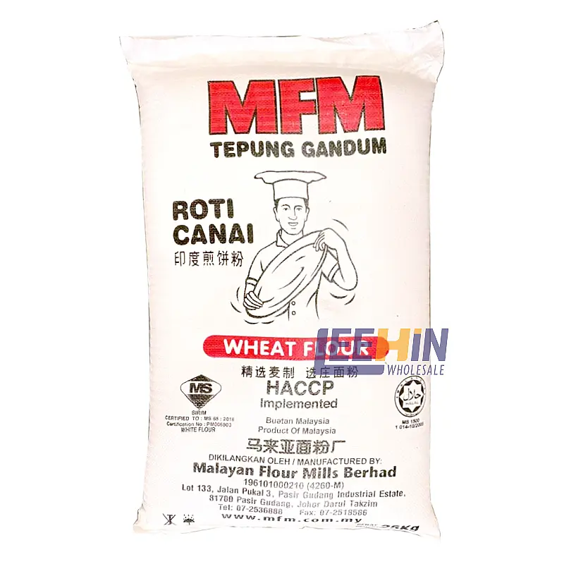 Tepung Gandum Roti Canai 25kg 面粉 Wheat Flour 