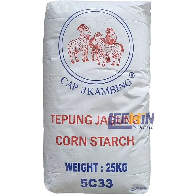 Tepung Jagung 3Kambing (India) Maize / Corn Starch 25kg 三羊玉蜀黍粉 