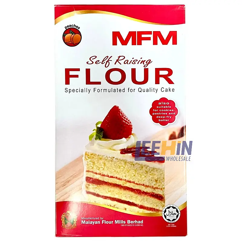 Tepung Naik MFM 850gm 双桃自发粉 Self-Raising Flour x12 