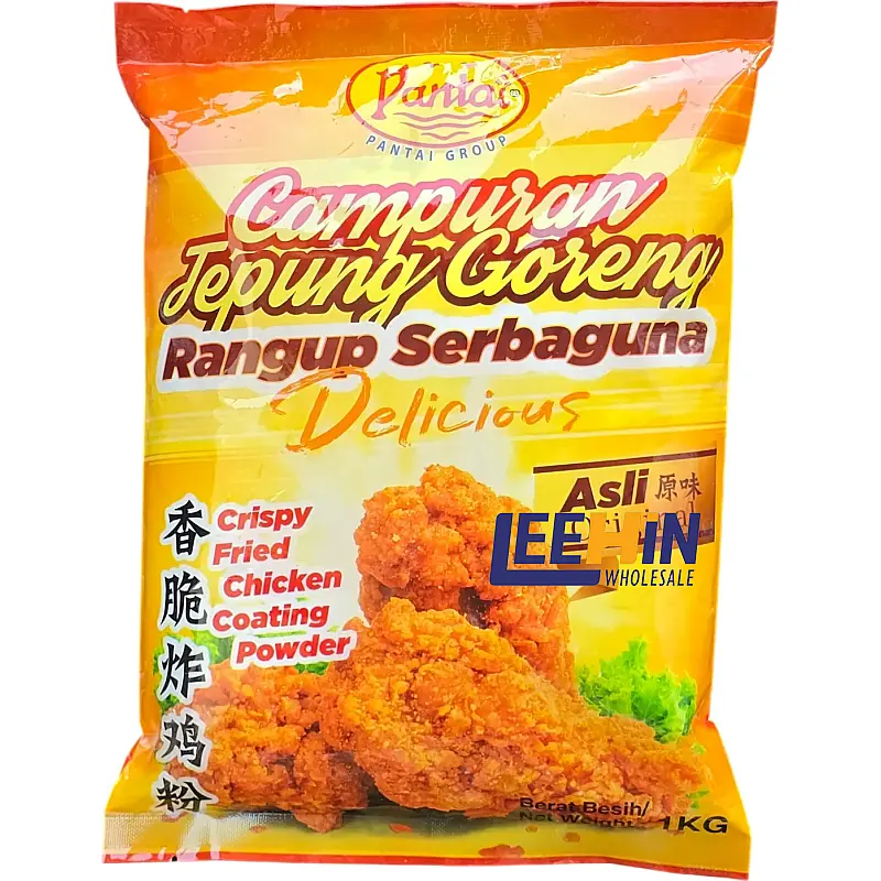 Pantai Campuran Tepung Goreng Asli Original 1kg 炸鸡粉 Crispy Fried Chicken Coating 