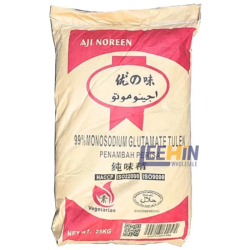 Aji NOREEN Purity 99% MSG Monosodium Glutamate 25kg 优の味味精 (99%纯) 