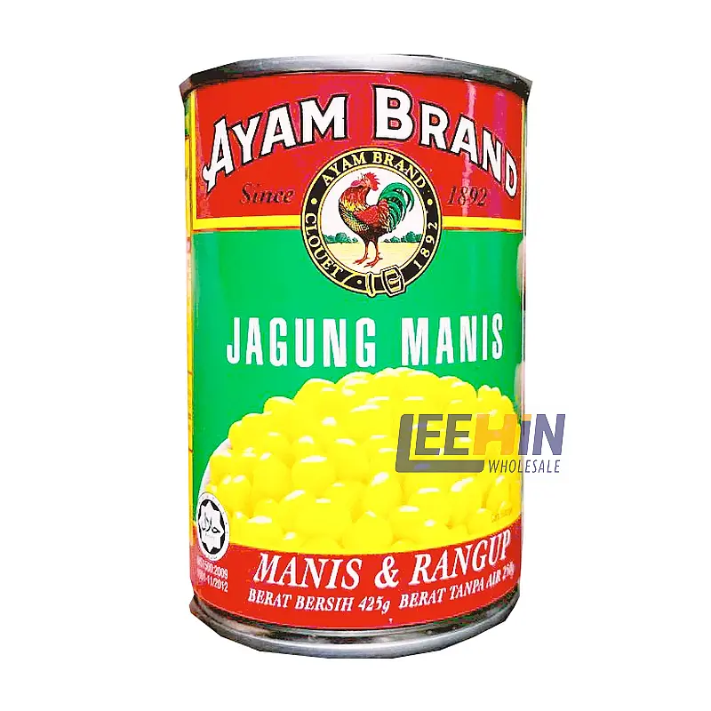 Jagung Biji Ayam 425gm 鸡标罐头玉蜀黍粒 Whole Kernel Corn 