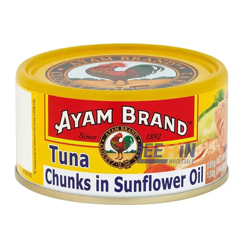 Ayam Tuna Chunk in Sunflower/Olive/Omega3 Oil 160gm 