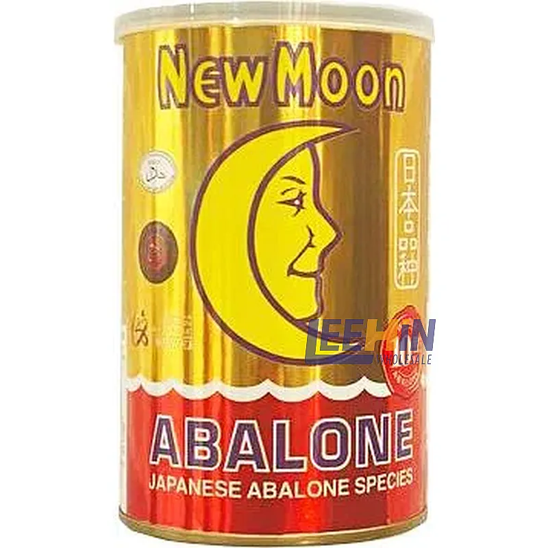 Abalone New Moon 425gm (10Biji, <Net 80g>) 人月清水日本鲍鱼 (10粒) 