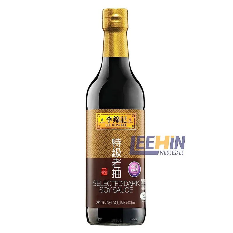 Lee Kum Kee Selected Dark Soy Sauce 500ml 李锦记特级老抽 x12  