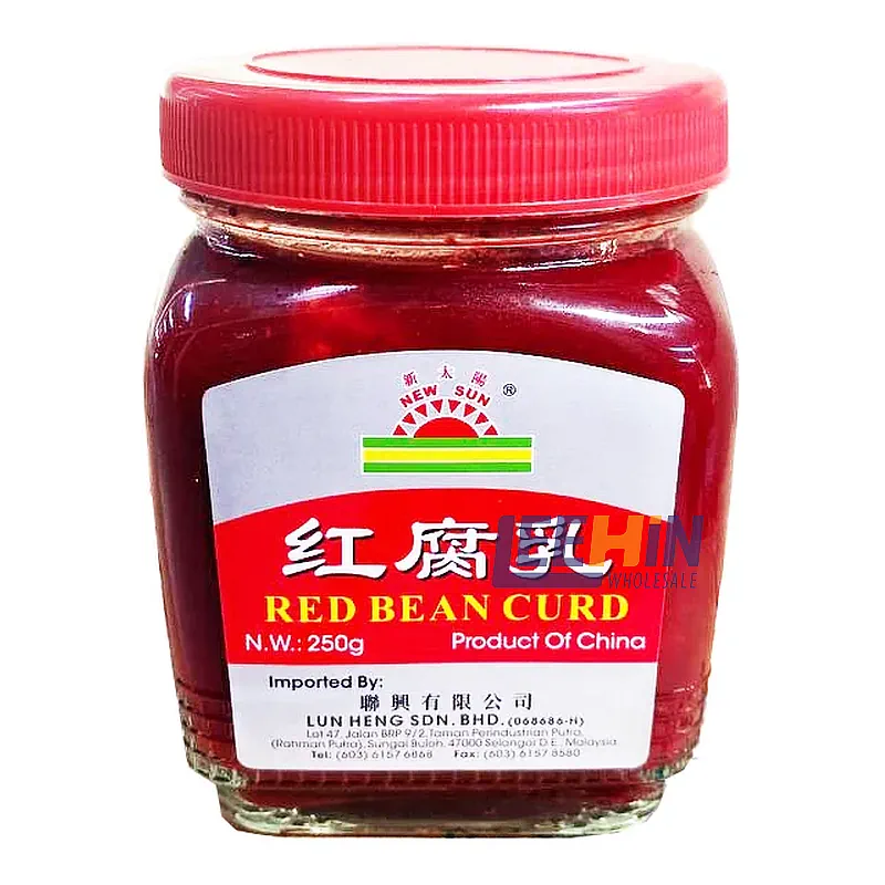 New Sun Fuju Merah Kecil 250gm 新太阳珠江红腐乳(南乳)(16块) x12 Red Bean Curd 