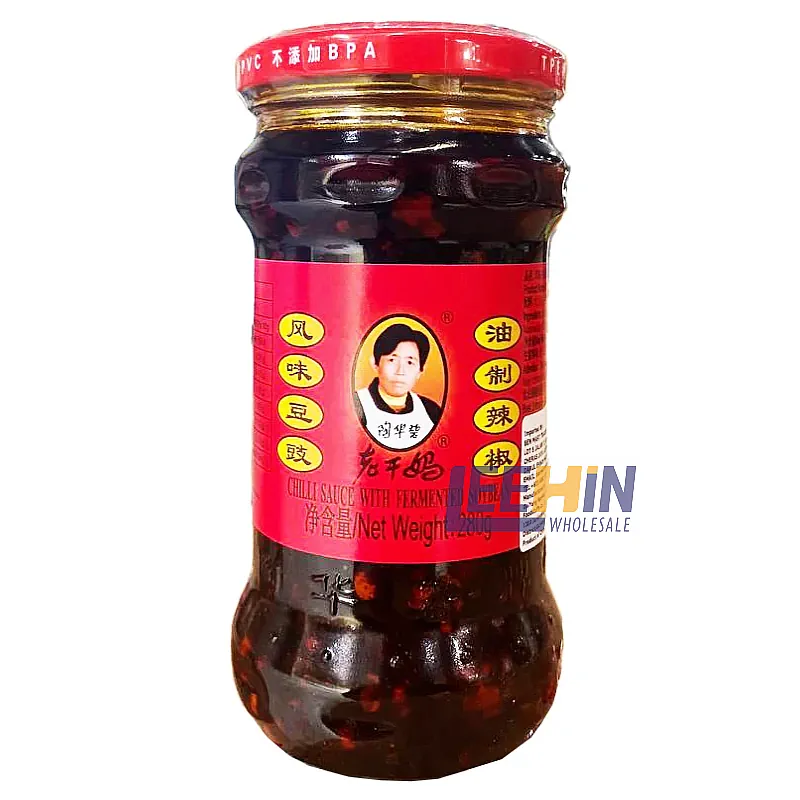 Lao Gan Ma Chili Sauce with Fermented Soybean 280gm 老干妈风味豆豉 