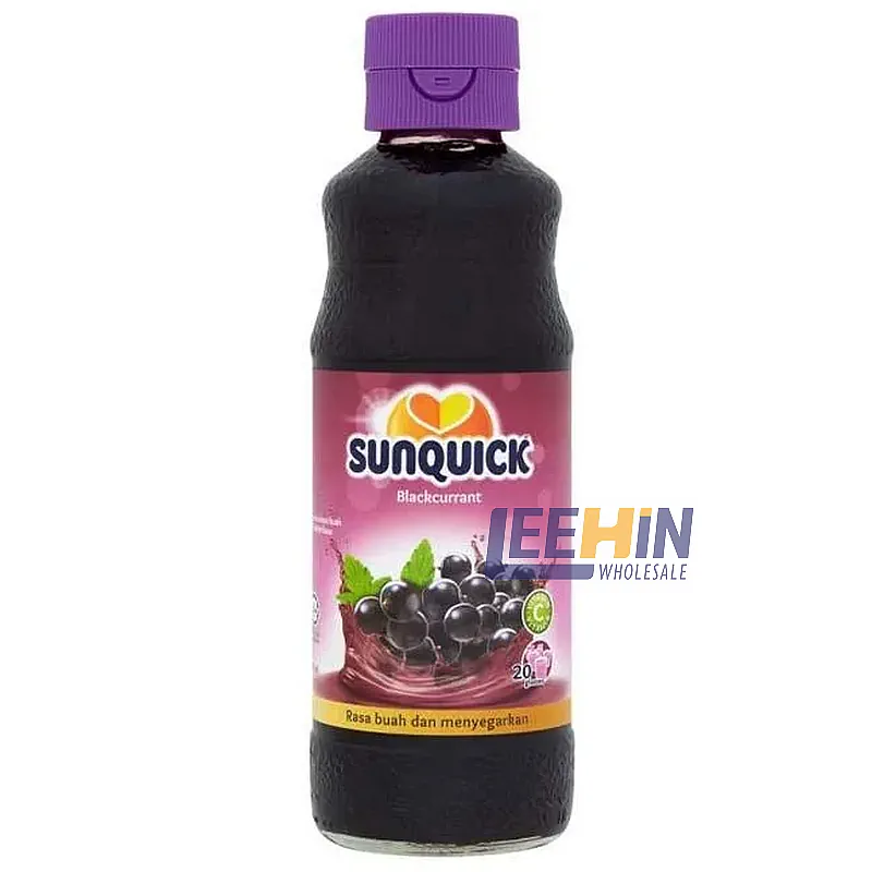 Sunquick Blackcurrant 330ml x12 cordial