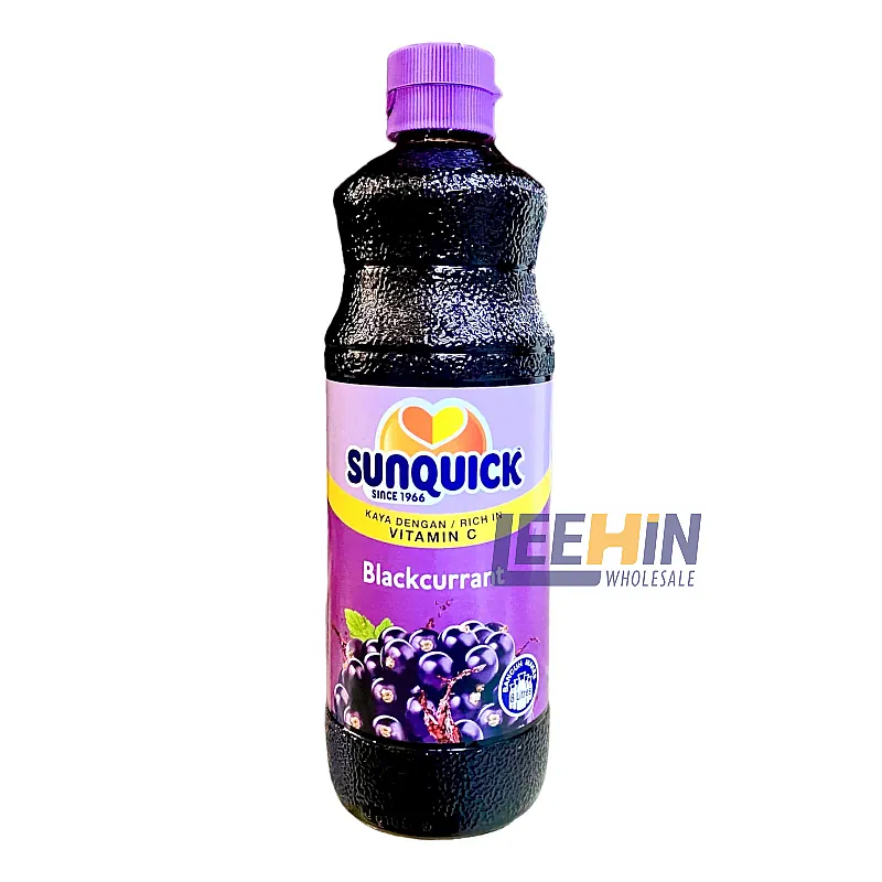 Sunquick Blackcurrant 800ml x6 cordial
