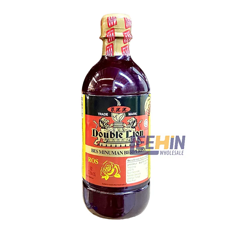 Double Lion Cordial 495ml Ros 