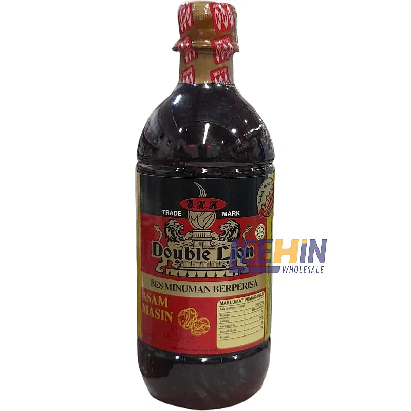 Double Lion Cordial 495ml Asam Masin 