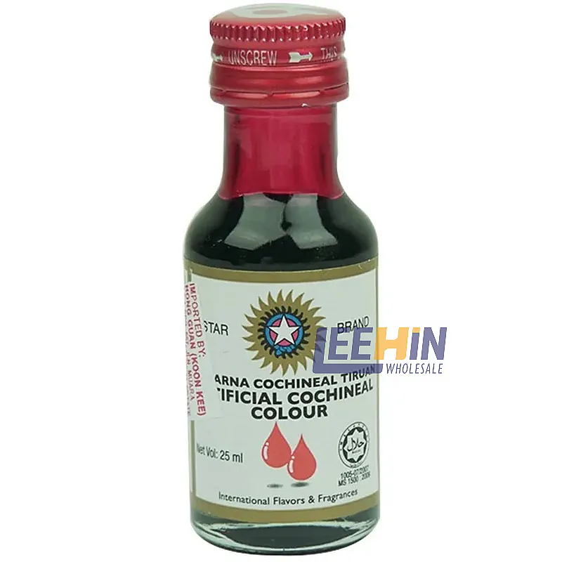 Perisa Star (Merah) Cochineal Tiruan 30ml 香精 Artificial Flavour 