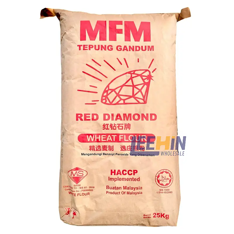 {Preorder: ETA 1-2 week} Tepung Gandum Diamond Red <MERAH> (MFM) 25kg 钻石高劲面粉 High Protein Wheat Flou 