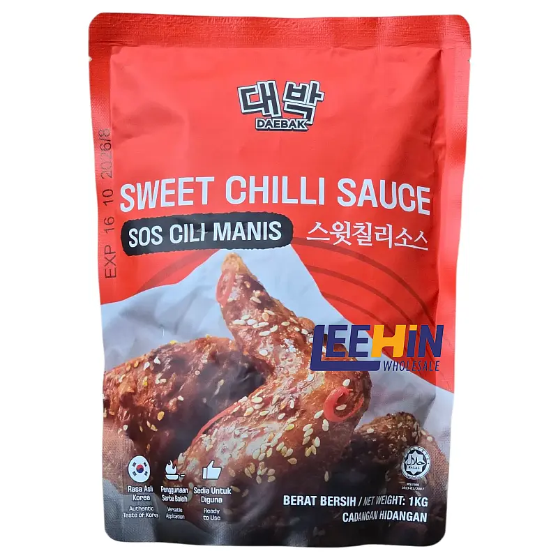 Daebak Korean Fried Chicken Sweet Chili Sauce 1kg Fry Coating Mix 