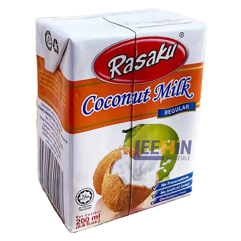 Santan Rasaku Asli Regular (Oren) 200ml x24 Coconut Milk 