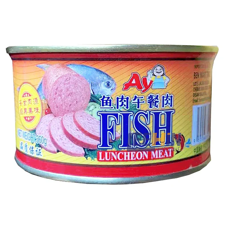 Ay Fish Luncheon Meat B (Bulat) 360gm Ay 
