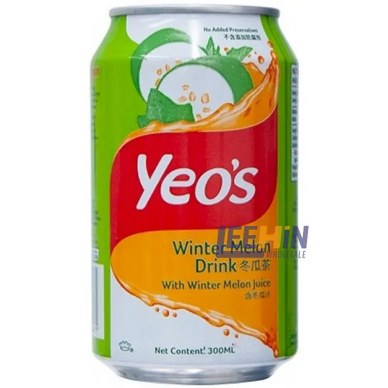 Yeo's Can Drink Winter Melon (Tin) 300ml 杨协成冬瓜茶（铁罐） x24 Soy Bean Milk 