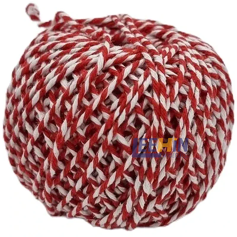 Tali <Merah> Polyester Yarn 50gm 红白台湾锦线 
