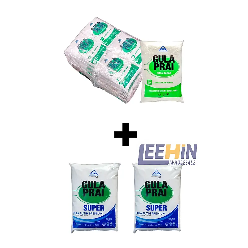 Gula PRAI Bundle Set (24 Hijau + 2 Biru = 26kg) 粗糖 Coarse Sugar 