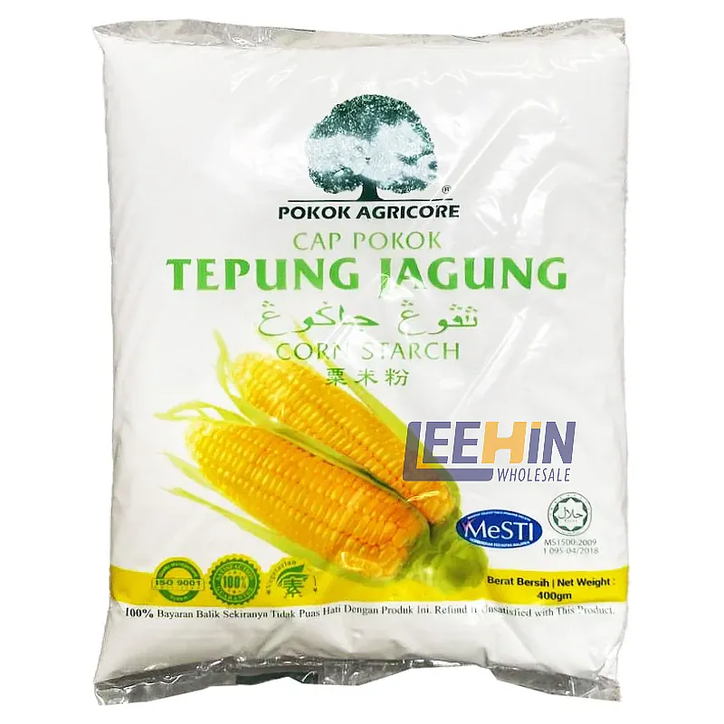 Tepung Jagung Cap <Pokok> <25packs> 400gm 樹牌韓國玉蜀黍粉 x25 Corn Starch 