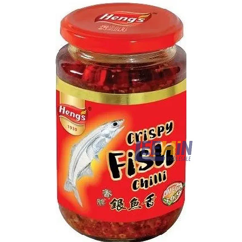 {Preorder: ETA 1-2 week} Heng's Crispy <Fish> Chili CFC 340gm 香脆银鱼香 x24 