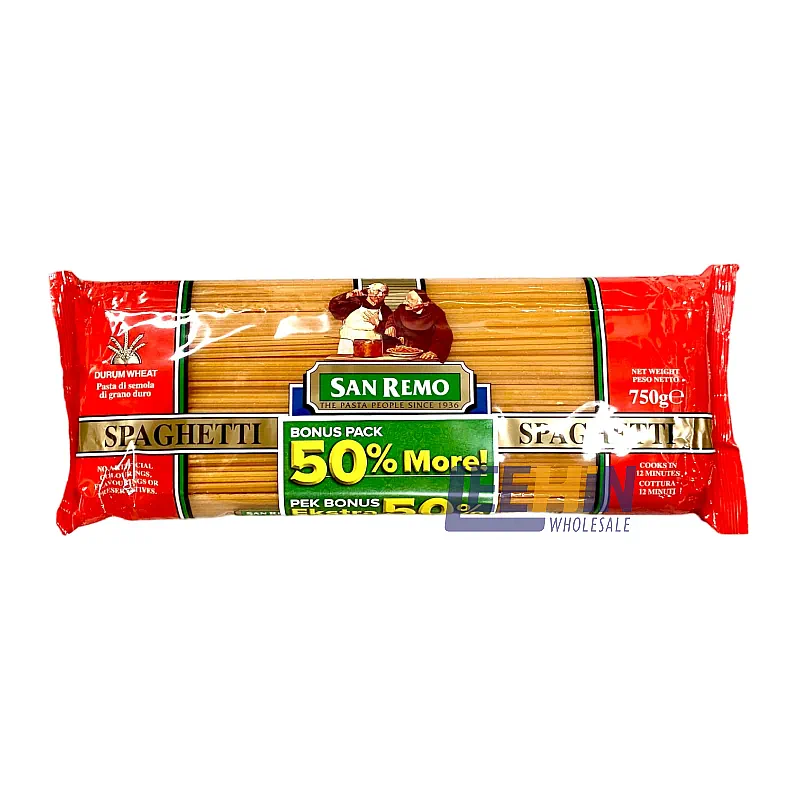 San Remo Spaghetti no.5 750gm 意大利面 Lee Hin Grocery Wholesale