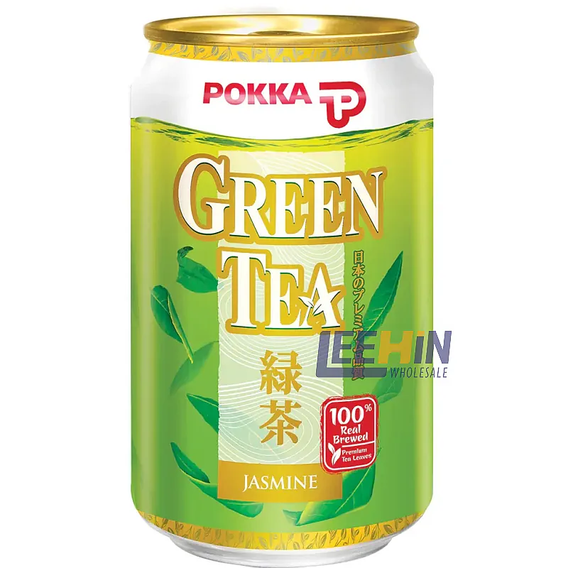 Pokka Jasmine Green Tea (Tin) 300ml 茉莉绿茶（铁罐） x24 