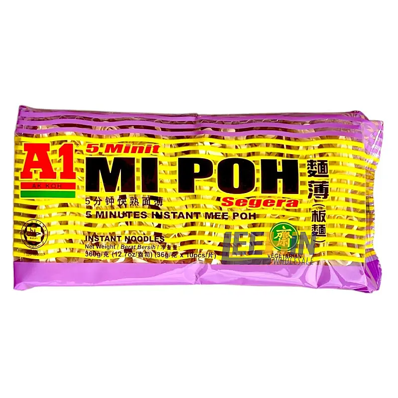 A1 Mee Poh Instant Noodle (10pcs) 360gm A1快熟面波薄 