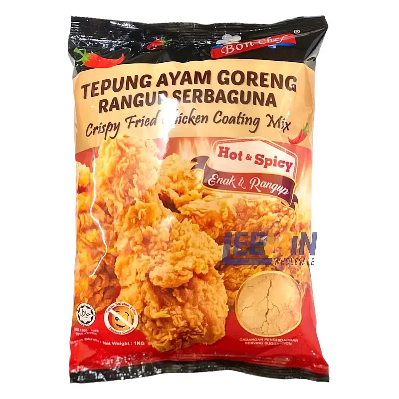 Bon Chef Tepung Ayam Goreng <Hot & Spicy> 1kg Crispy Fried Chicken Coating Mix 