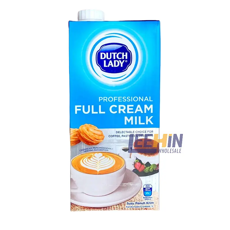 Susu Dutch Lady <Professional> Full Cream Milk 1Lt x12 (Food Service Only Pack)