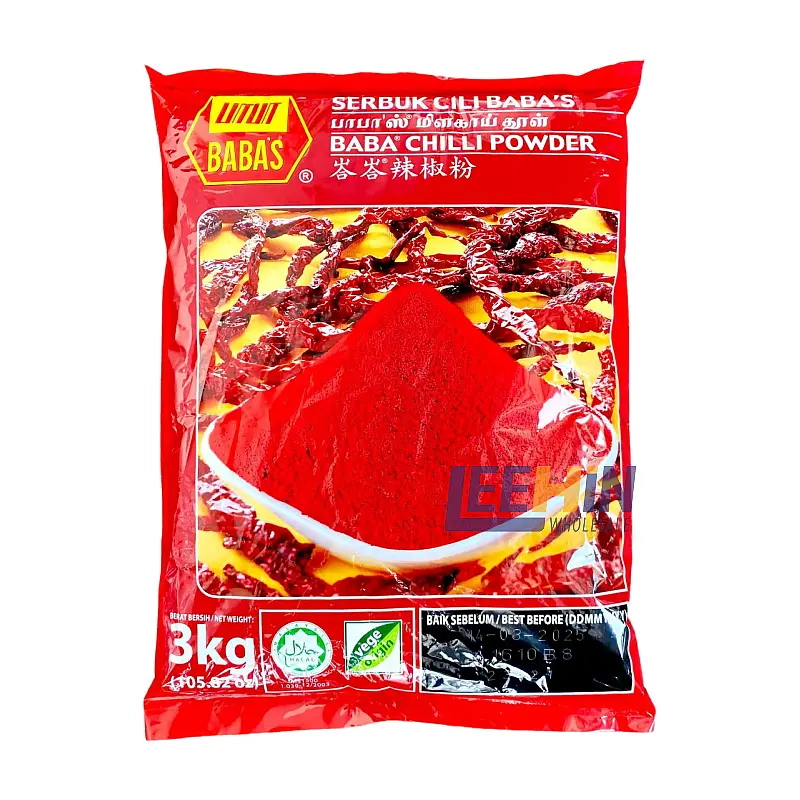 Babas Serbuk Cili 3kg Chili Powder 