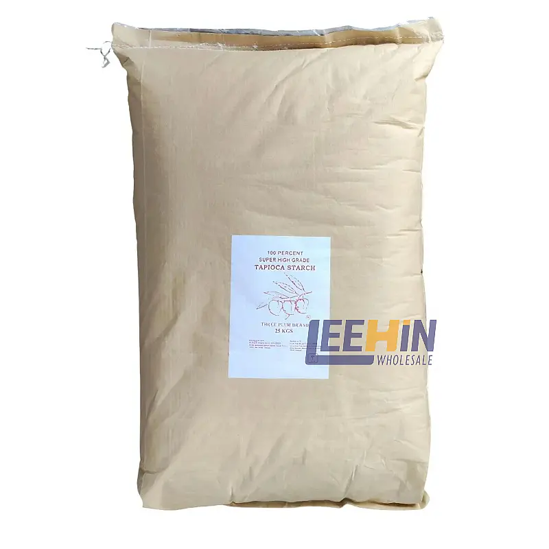 Tepung Ubi Kayu Three Plum 25kg 木薯粉 Tapioca Starch 