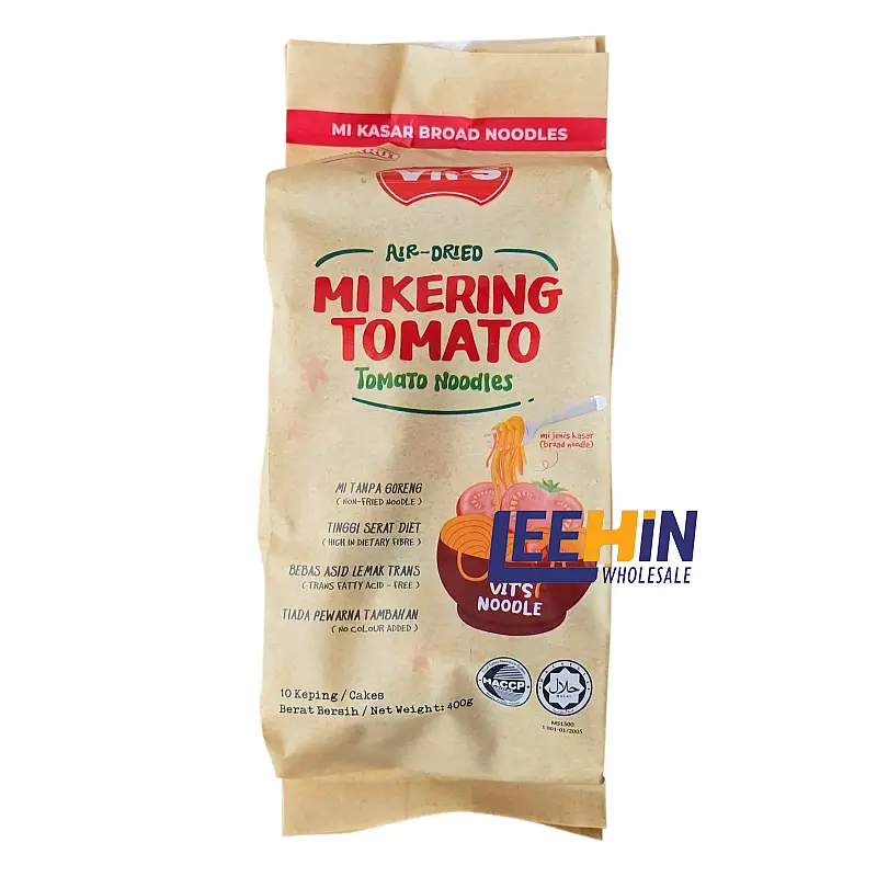 Mee Vits Mi Kering Tomato <Tomato Noodle> 唯一<番茄板面> 400gm 
