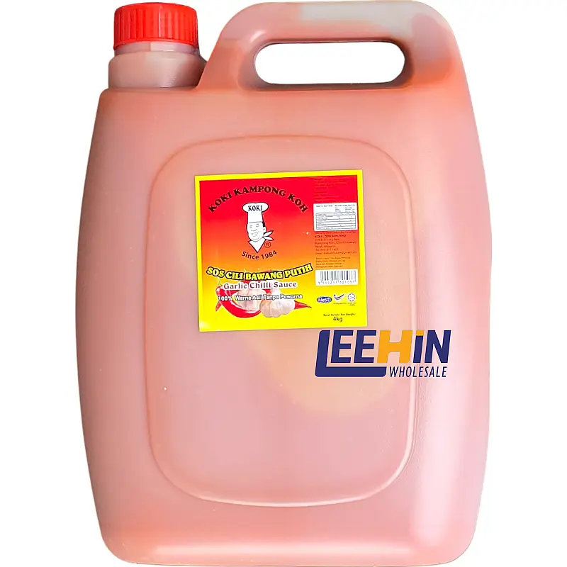 Koki Kampong Koh (Garlic Chili Sauce) 4kg 蒜米辣椒酱 (甘文阁) Chili Garlic 