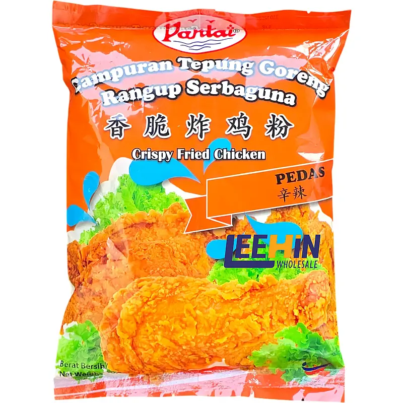 Pantai Campuran Tepung Goreng Pedas 1kg 炸鸡粉 Crispy Fried Chicken Coating 