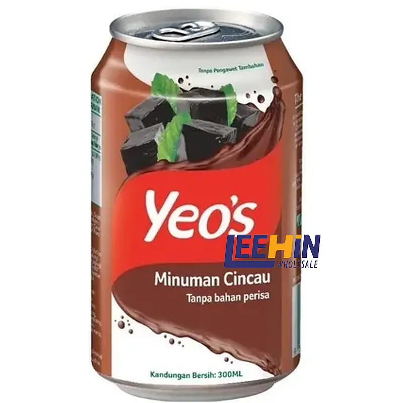 Yeos Can Drink Cincau (Tin) 300ml 杨协成清草（铁罐） x24 Lychee 