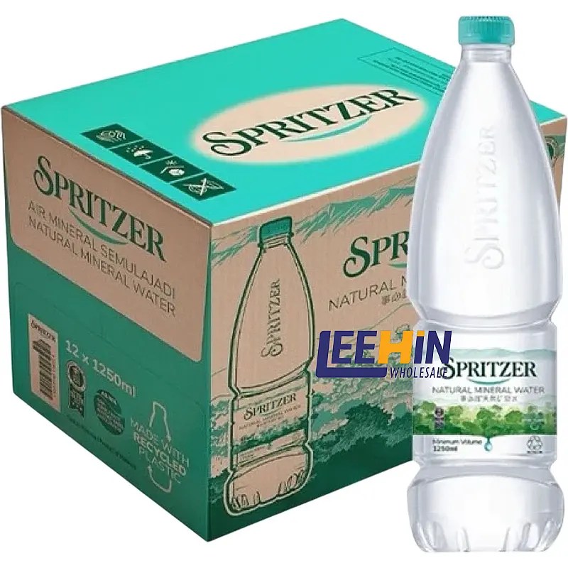 Spritzer Natural Mineral Water 1.25Lt 大矿泉水 x12 