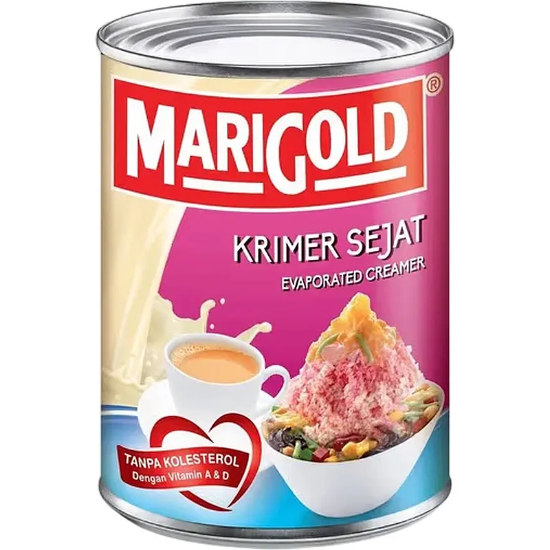 Susu Marigold Cair Krimer Sejat 390gm 奶水(淡奶) Evaporated Creamer 